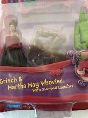 Playmates The Grinch Stole Christmas Grinch/Martha May Whovier Snowball Launcher