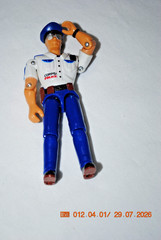 1999 Lanard The Corps C9 Police Officer Action Rescue Figure – White Shirt