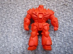 Panzer World Galient ERASER FIGURE lot of 2 (blue & orange) Keshi