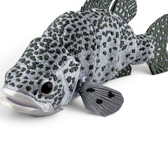 3D Printed Articulated Crappie (Silver with Green Markings)