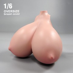 1/6 Female Suntan Super Huge Breast Kits Cover Model Fit 12”PH TBL Figure Body