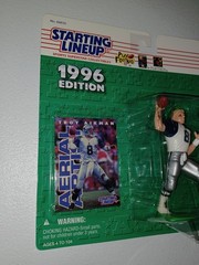 Kenner 1996 Starting Lineup Figure Football Troy Aikman Blue Sleeves Rare HTF 🏈