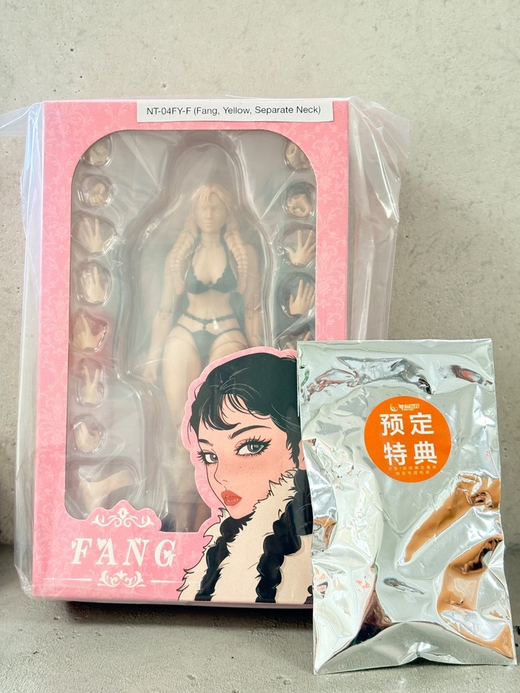 NT-04FY-F: Nottaa NT-04 Fang 1/12 female body (Fang, yellow skin, Separate neck)