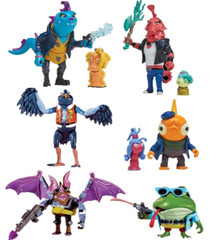 Tales of the TMNT Mutations Mix ‘N Match COMPLETE SET OF 6 Pete/Eel/SallyGoldFin