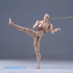 Romankey X COWL 1/12 Pale Skin Flexible Man 6″ Male Action Figure Head Body Toys