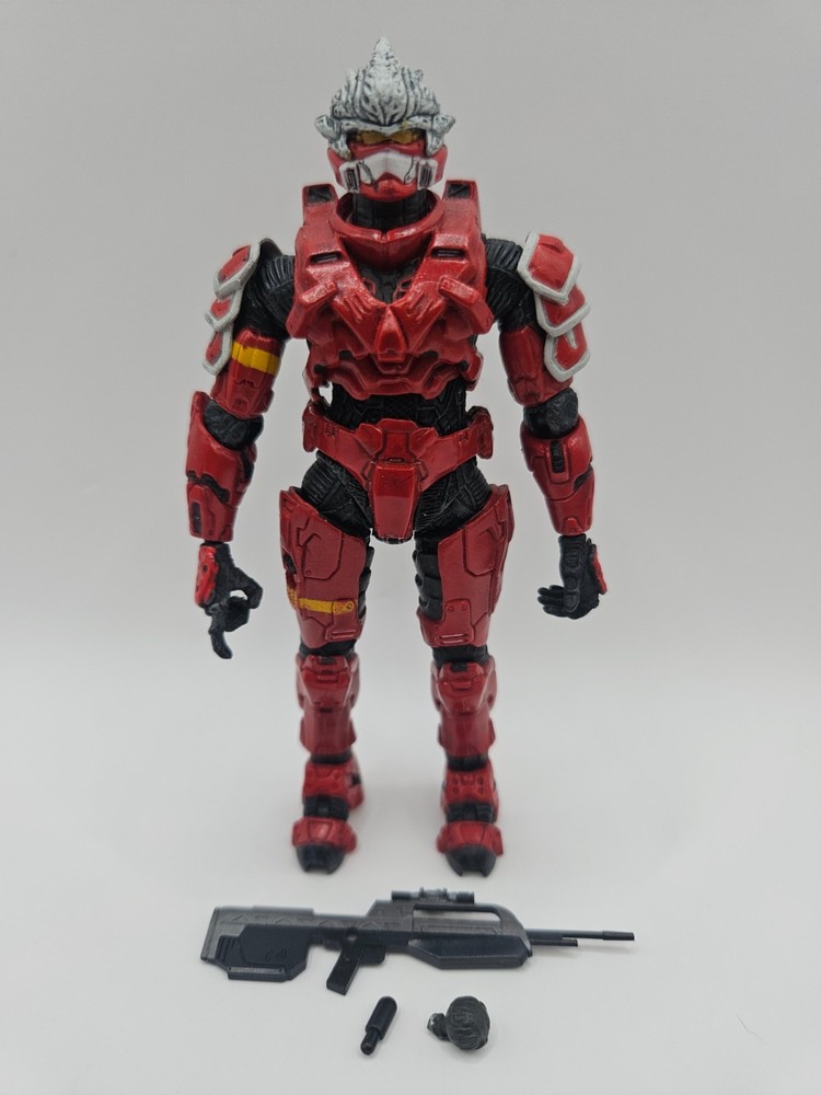 Mcfarlane 2008 Halo 3 Red Hayabusa Complete Adult Owned Pack Fresh