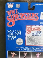 LJN WWE Jesse Body Ventura Black Card MOC Target Exclusive Mattel