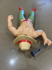 Vintage 1986 WWF LJN Terry Funk Figure Includes Hat And Branding Accessories