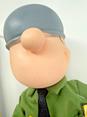 Beetle Bailey 1985 Vintage Doll 14in w Stand NWT Comic Strip Hero Gift U.S. Army