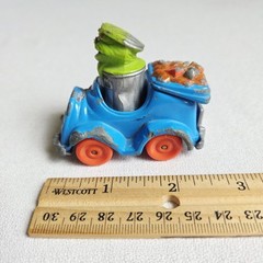 Lot of 3 Playskool 1980s Sesame Street diecast vehicles (wear and tear)