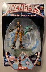 Avengers: United They Stand Ultron and Tigra Figures lot of 2 Marvel *Unopened*