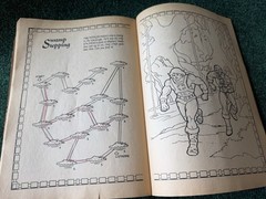 1986 Vintage Masters Of The Universe MOTU Coloring Book Golden *Read*