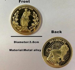 JOHN WICK CONTINENTAL ADJUDICATOR GOLD COINS HOTEL CARD COLLECTORS COSPLAY PROP