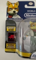 World Of Nintendo Fox McCloud Star Fox 4.25” Figure Jakks Series 1-3 NICE! RARE!