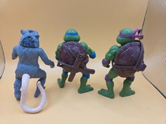 Vintage 1999 TMNT Playmates Lot of 3 Leonardo Donatello Splinter Loose