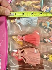 DISNEY Princess Figurines 8-Piece Set Disney Store Exclusive Complete (Box Wear)