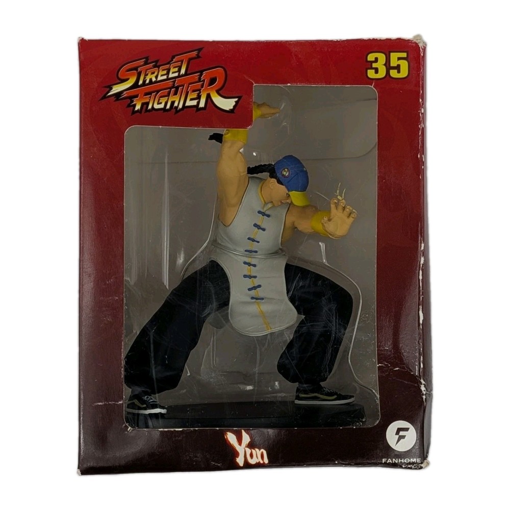 Fanhome Street Fighter Yun Figure #35 Capcom Sealed New 105
