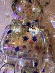 Medicom BE@RBRICK x Anever clear 400% and 100% set Bearbrick