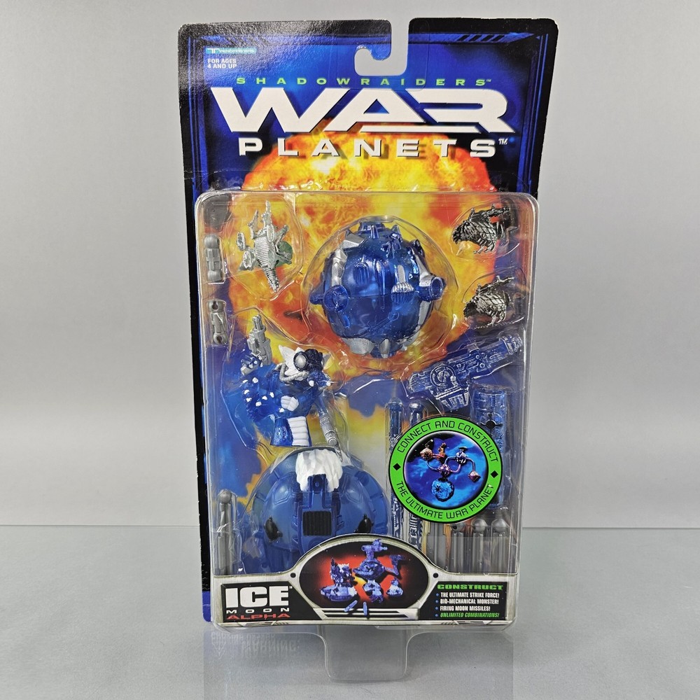 War Planets Shadow Raiders ICE MOON ALPHA Micro Playset Trendmasters 1997 NEW