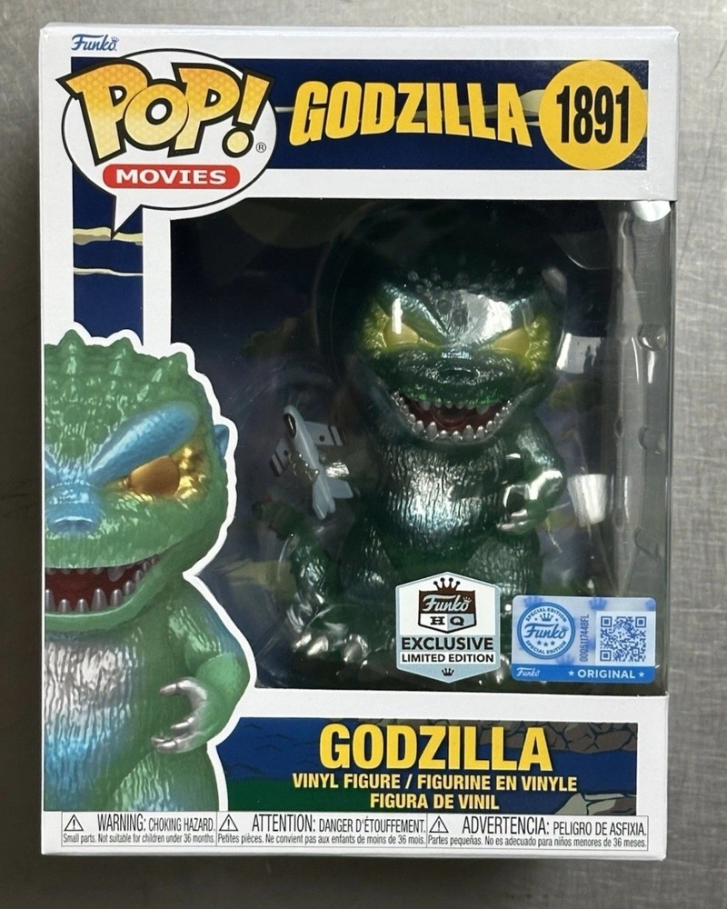 FUNKO POP MOVIES: GODZILLA VINYL FIGURE #1891 – HQ EXCLUSIVE LE 3000 PCS