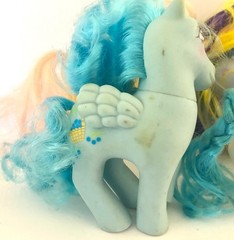 Vintage Lot Of 6 My Little Pony All Say Hong Kong Or China On Foot Hasbro 84-87