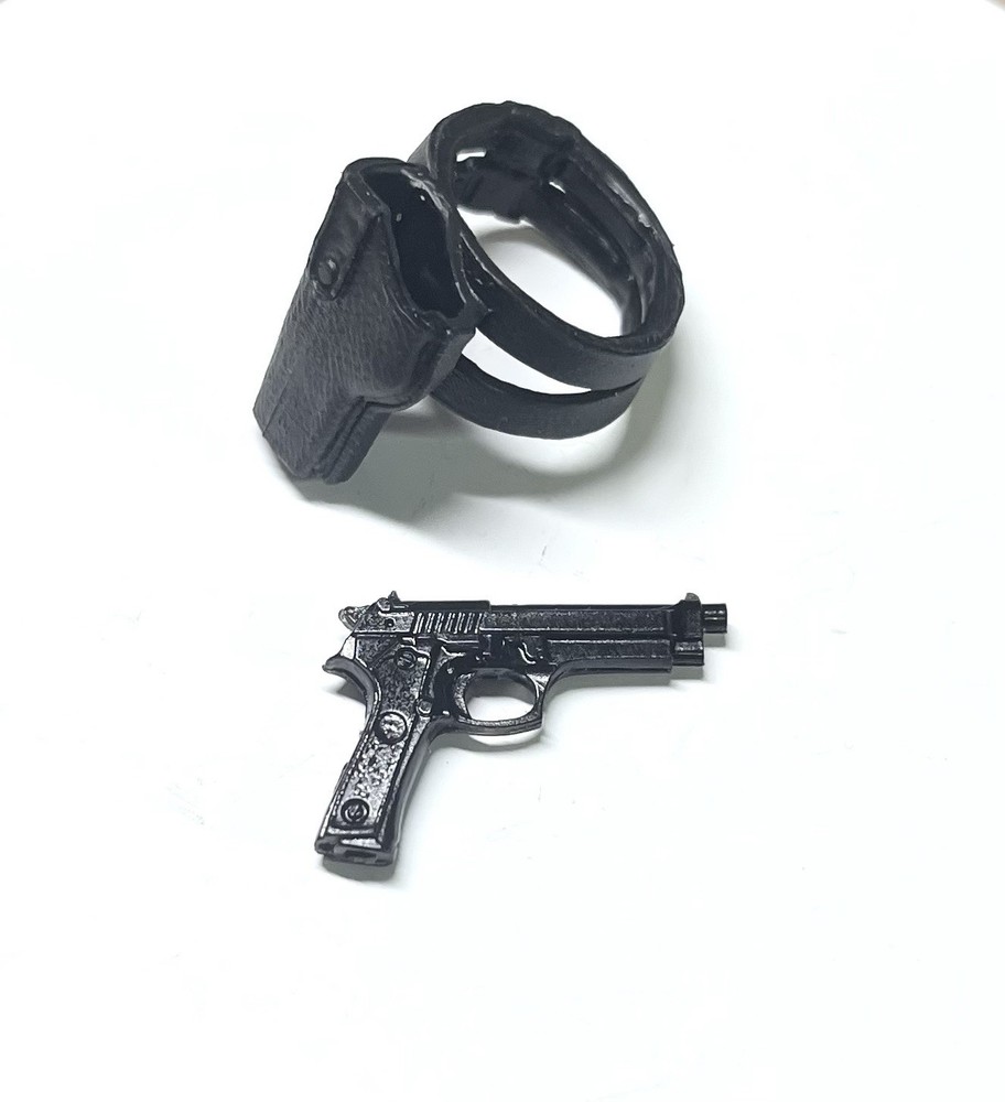 1/12 Scale Metal Beretta Model 92 Pistol Model for 6″ Figure & Hostal
