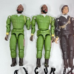 Vintage Galoob A-Team Cannell Prod 5 Figures and Accessories Lot 1983