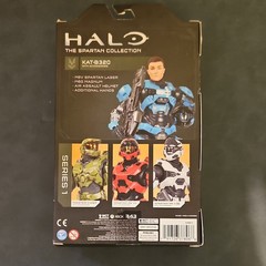 Halo Spartan Collection Series 1 Spartan Kat-B320 Figure w/ Helmet, Laser
