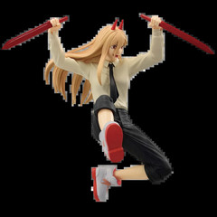 Genuine VIBRATION STARS Chainsaw Man Pochita POWER Denji Anime Action Figures M