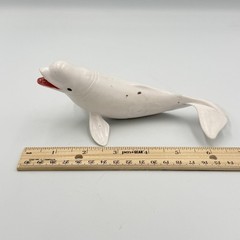 5 Whale Narwhal Realistic Toy Lot Ocean Life 6-11” Unbranded Schleich Type READ