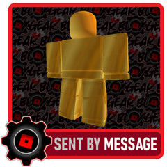 R0BL0X Golden Robloxian Toy Code Sent Fast Via Ebay Msg
