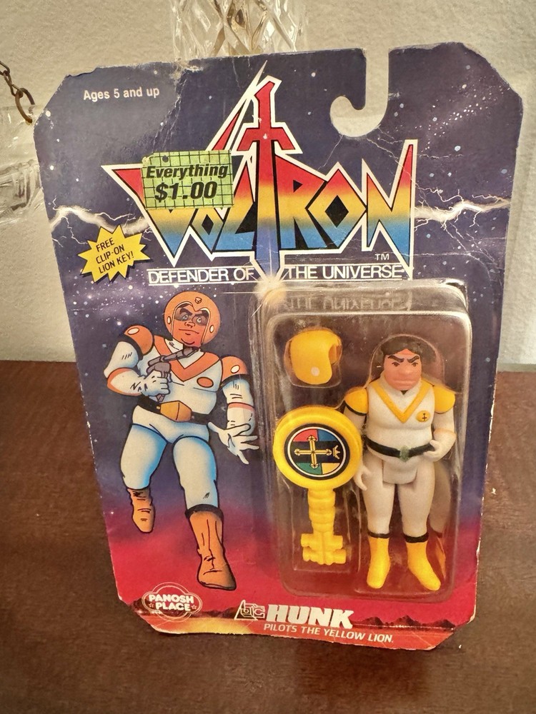 Vintage 1984 Panosh Place Voltron Defenders Of The Universe HUNK Figure MOC