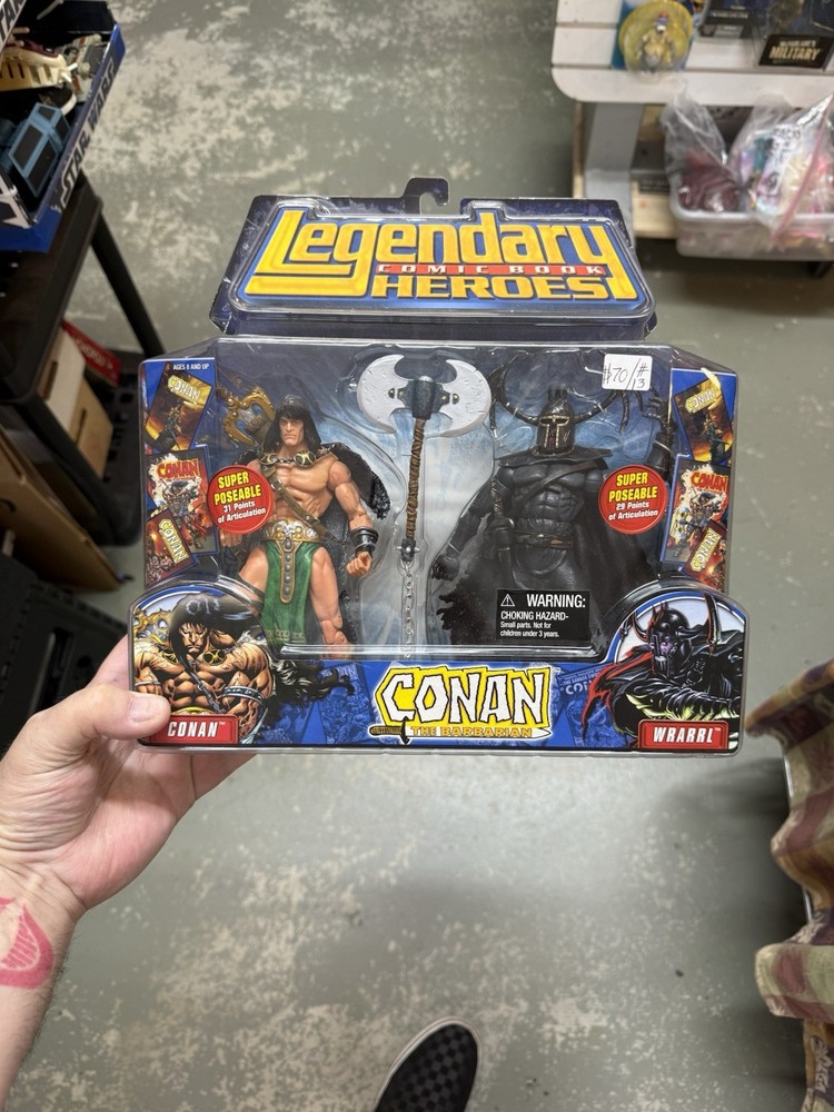 Legendary Comic Book Heroes Conan The Barbarian Conan & Wrarrl