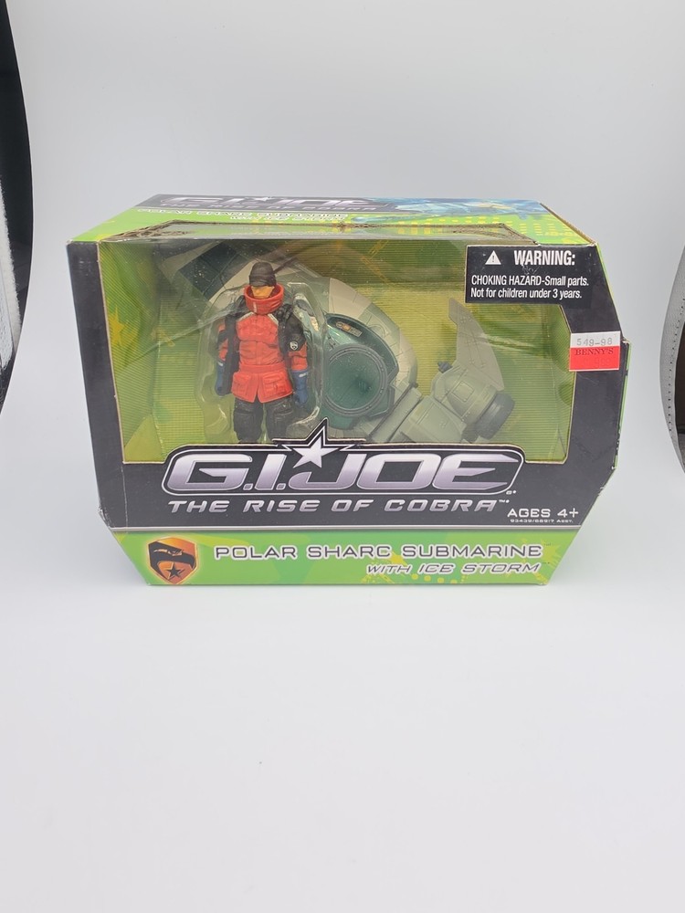 GI Joe Rise Of Cobra Polar Sharc Submarine With Ice Storm