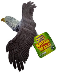 Bald Eagle Nature World Boley PVC Wildlife Bird Animal Toy Figure Figurine 5+