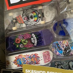 Tech Deck Santa Cruz 50 Years SK8SHOP Bonus Pack Finger Skate Boards Brand New