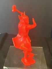 Vintage 1967 Marx Red Thor With Mjoinir 6” Plastic Toy Figure Golden Age Marvel