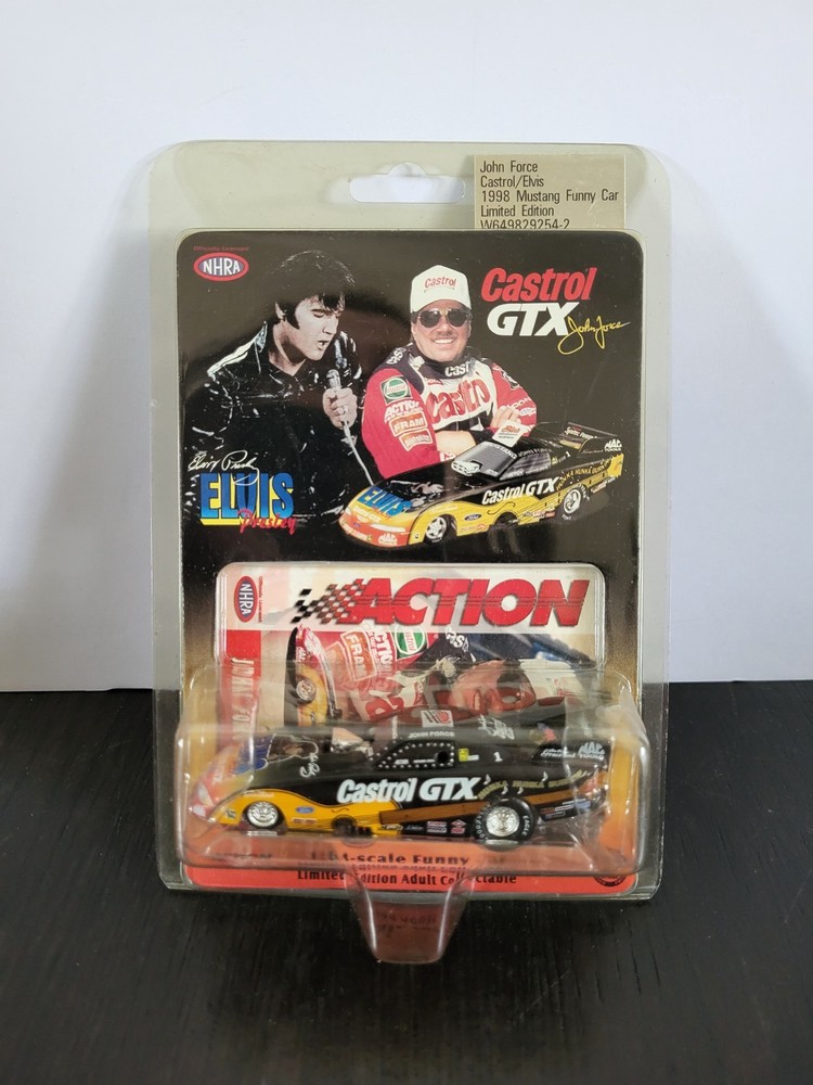 John Force Elvis Presley 1998 1:64 ACTION NHRA MOC NEW