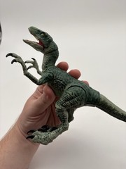 Mattel Amber Collection Jurassic World Velociraptor Delta figure READ