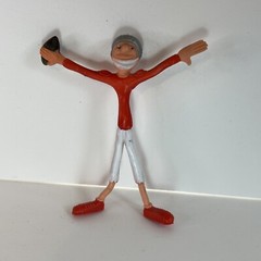 Vintage AMERICAN FOOTBALL Player Bendy Figure Rare BRABO Hong Kong 1960s 60s