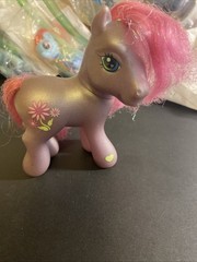 MLP G3 Petal Blossom 2002 Pink Glitter Mane Purple Body