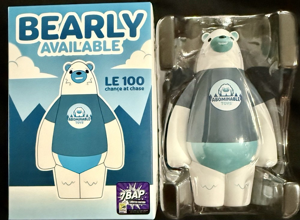 🔥2025 SDCC – Bearly Available x Abominable Toys – Vinyl Figure LE 100 IN HAND🔥