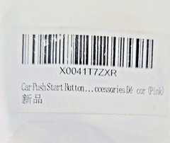 HELLO KITTY CAR PUSH START/STOP ACCESSORY (PINK Crystal BLING) = BRAND NEW