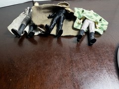 VINTAGE KENNER STAR WARS 1983 ENDOR REBEL HERO FIGURE SET LOT OF 3 LUKE HAN LEIA