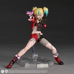 Kaiyodo Revoltech Harley Quinn Suicide Squad Isekai Ver. w/bonus New In Stock