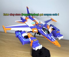 Metal Cardbot S CIELO Action Figure Jet Fighter Transformer Robot Plane Boy Toy