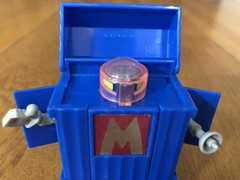 VINTAGE 1984 MARCHON MYSTERIANS SECRET FORCE EXPLORER SCOUT ROBOT PLASTIC TOY