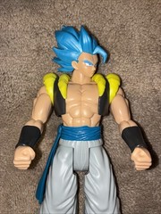 Dragon Ball Gogeta Blue Hair Action Figure Plastic Anime Manga 11 Inches Tall