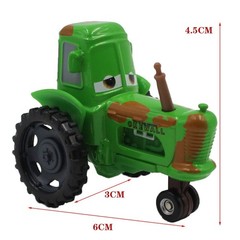 Disney Pixar Cars Firetruck Cow Tractor 1:55 Diecast Frank Model Car Toys Gift