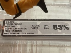 G.I. Joe 1991 UK Tiger Force BLIZZARD UKG Graded 85%